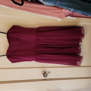 Purple formal dress